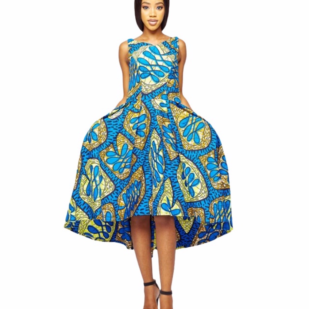 Ray Darten Agbeke African Print Dress